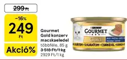 Tesco Gourmet Gold konzerv macskaeledel ajánlat