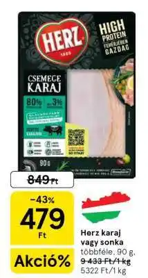Tesco Herz karaj vagy sonka ajánlat