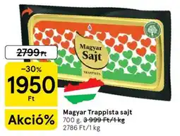 Tesco Magyar Trappista Sajt ajánlat