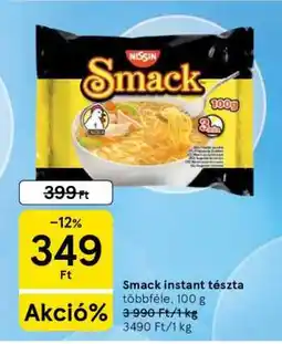 Tesco Smack instant tészta ajánlat