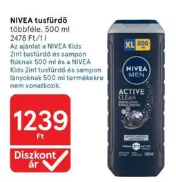 Tesco NIVEA tusfürdő ajánlat