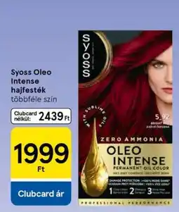 Tesco Syoss Oleo Intense hajfesték ajánlat