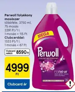 Tesco Perwoll folyékony mosószer ajánlat