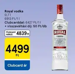 Tesco ROYAL Vodka ajánlat
