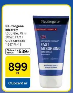 Tesco Neutrogena Kézkrém ajánlat