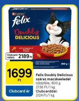 Tesco Felix Doubly Delicious száraz macskaeledel ajánlat