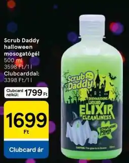Tesco Scrub Daddy halloween mosogatógél ajánlat