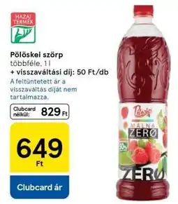Tesco PÖLÖSKEI Szörp ajánlat
