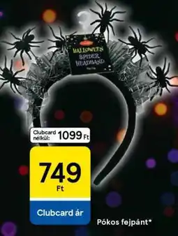 Tesco Pókos fejpánt ajánlat