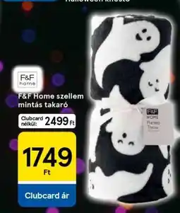 Tesco F&F Home szellem mintás takaró ajánlat