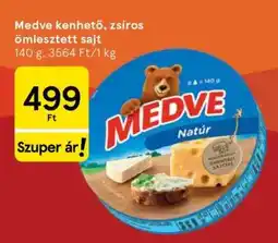 Tesco Medve kenhető, zsíros ömlesztett sajt ajánlat