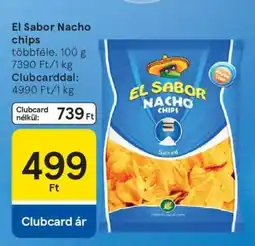 Tesco El Sabor Nacho chips ajánlat