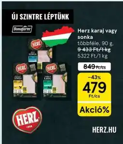 Tesco Herz karaj vagy sonka ajánlat