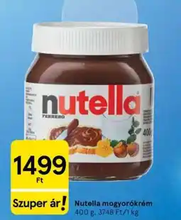 Tesco Nutella mogyorókrém ajánlat