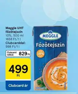 Tesco MEGGLE UHT Főzőtejszín ajánlat