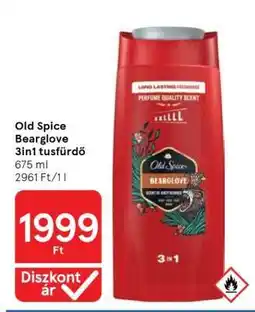 Tesco Old Spice Bearglove 3in1 tusfürdő ajánlat