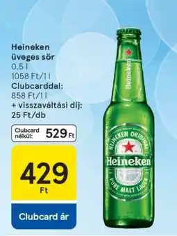 Tesco Heineken üveges sör ajánlat