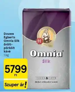 Tesco Douwe Egberts Omnia Silk őrölt-pörkölt kávé ajánlat
