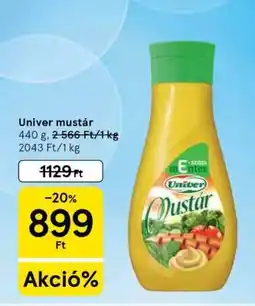 Tesco UNIVER Mustár ajánlat