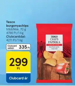 Tesco Tesco burgonyachips ajánlat