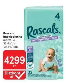 Tesco Rascals bugyipelenka ajánlat
