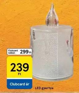 Tesco LED gyertya ajánlat