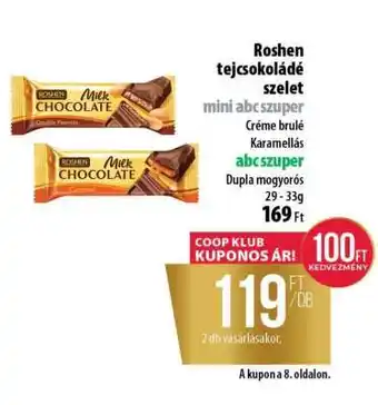 Roshen Milk Chocolate Szelet