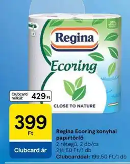 Tesco Regina Ecoring konyhai papírtörlő ajánlat