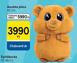 Tesco Quokka plüss ajánlat