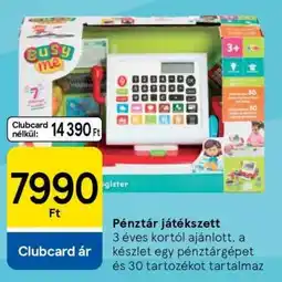 Tesco Pénztár játékszett ajánlat