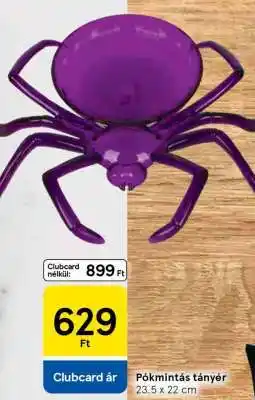 Tesco Pókmintás tányér ajánlat