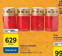 Tesco Gyertya utántöltő ajánlat