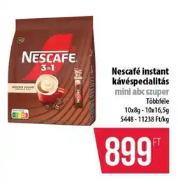 Coop Nescafé instant kávéspecialitás ajánlat
