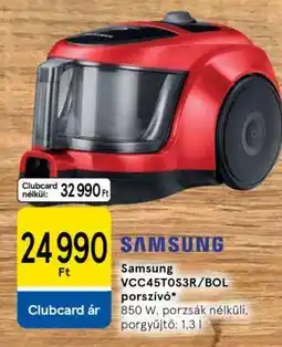 Tesco Samsung VCC45T0S3R/BOL porszívó ajánlat