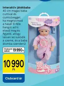 Tesco Interaktív játékbaba ajánlat