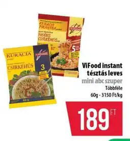 Coop VIFOOD INSTANT TÉSZTÁS LEVES ajánlat