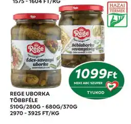 Coop Rege Uborka Többféle ajánlat