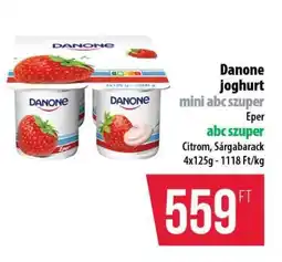 Coop Danone joghurt mini abc szuper ajánlat