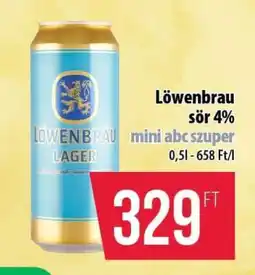 Coop Löwenbrau sör 4% ajánlat