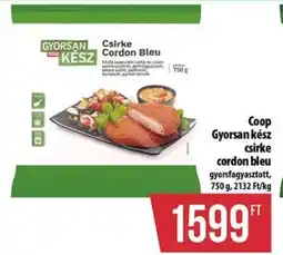 Coop Coop GYORSAN KÉSZ Csirke Cordon Bleu ajánlat
