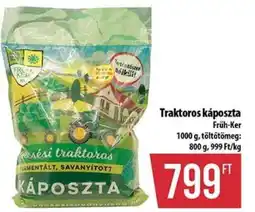 Coop Traktoros káposzta ajánlat