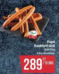 Coop Pápai frankfurti virsli ajánlat