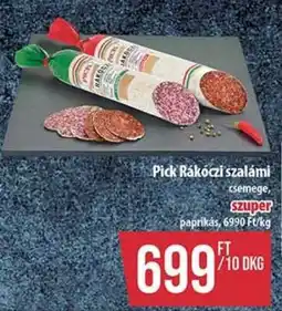 Coop PICK Rákóczi szalámi ajánlat