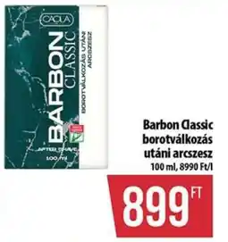 Coop Barbon Classic borotválkozás utáni arcszesz ajánlat