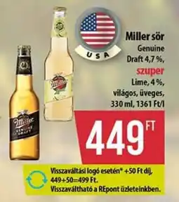 Coop Miller sör ajánlat