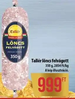 Coop Tallér löncs felvágott ajánlat