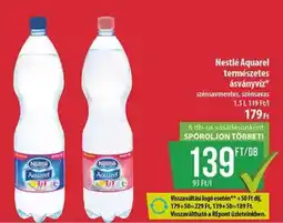 Coop Nestlé Aquarel természetes ásványvíz ajánlat