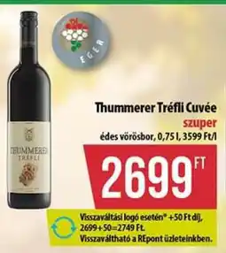 Coop THUMMERER TRÉFLI CUVÉE ajánlat