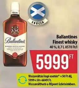 Coop Ballantines Finest Whisky ajánlat