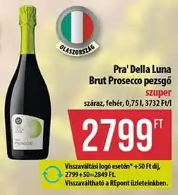Coop Pra' Della Luna Brut Prosecco ajánlat